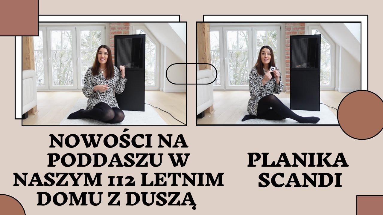 Co nowego na poddaszu? - Bio kominek typu koza Planika Fires Scandi - architekt mo home vlog 16