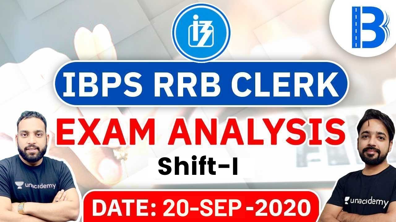 IBPS RRB Clerk Prelims (20 Sept 2020, 1st Shift) | Exam Analysis & Asked Questions