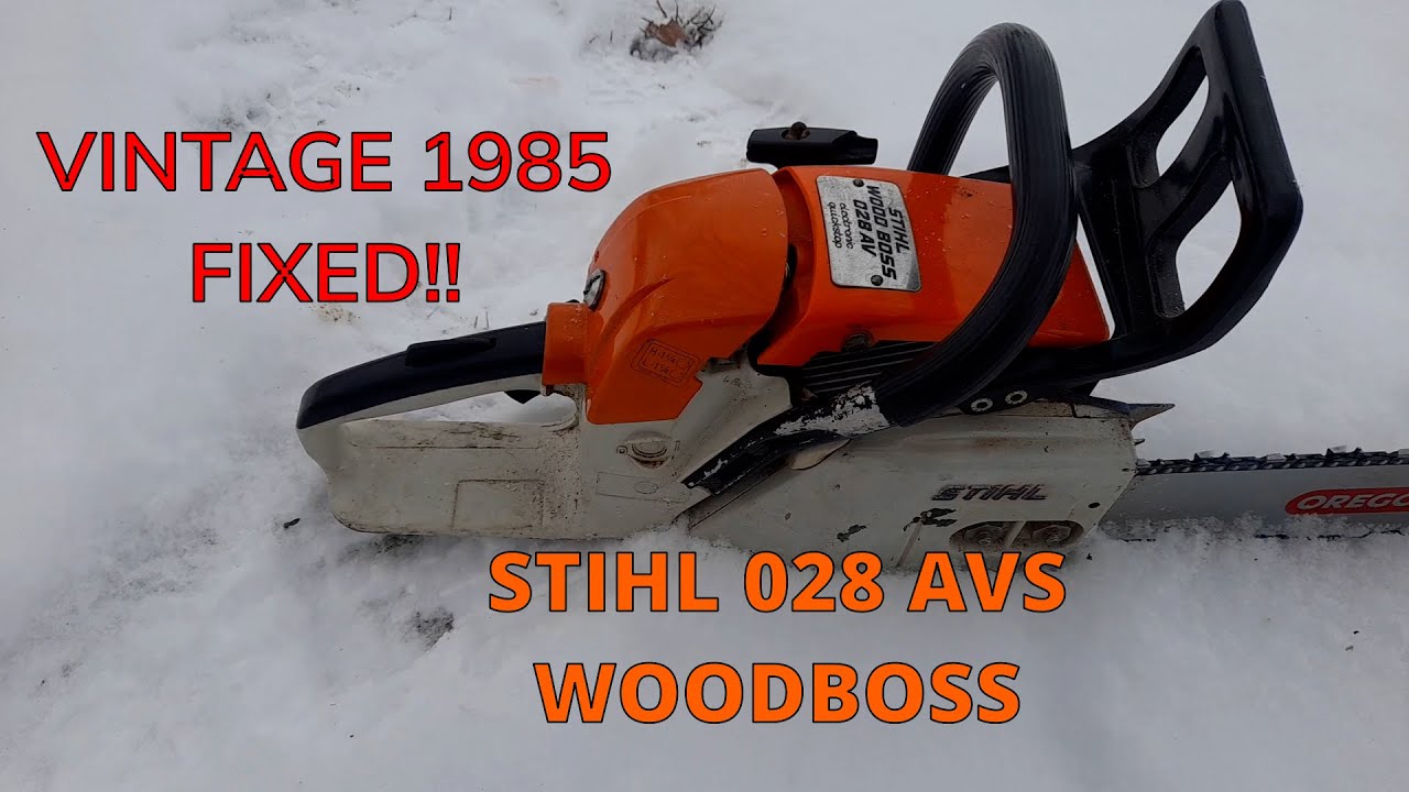 STIHL 028 AV WOOD BOSS 1985 ❌➡️✅ Naprawa kultowej pilarki – wróciła do życia!