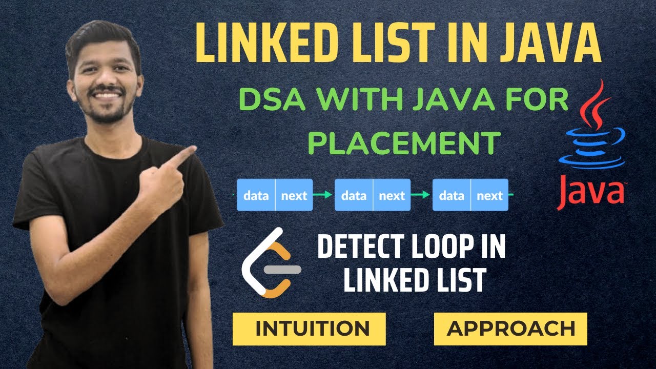 Обнаружение цикла в связанном списке | DSA + JAVA