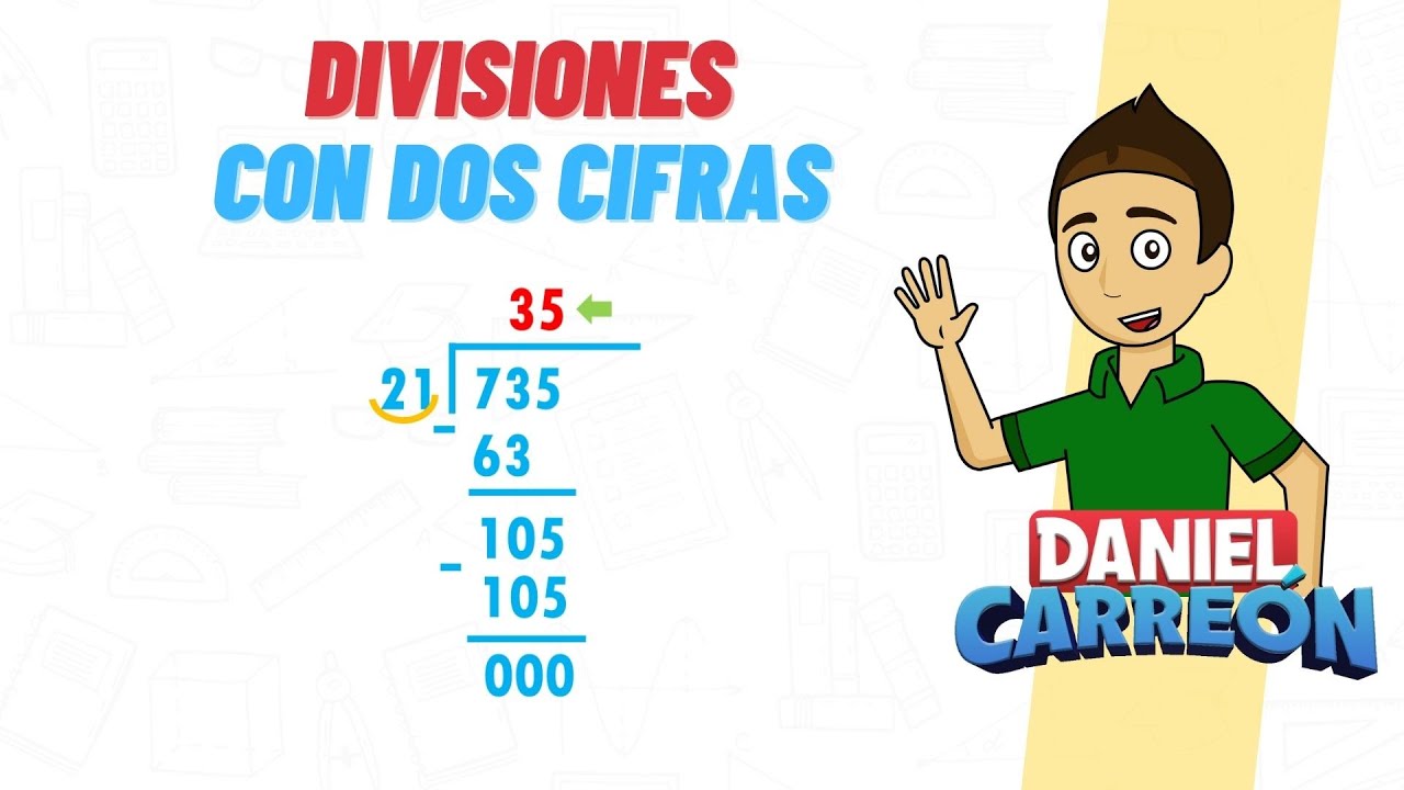 COMO HACER DIVISIONES CON DOS CIFRAS  Super f&aacute;cil  - Para principiantes