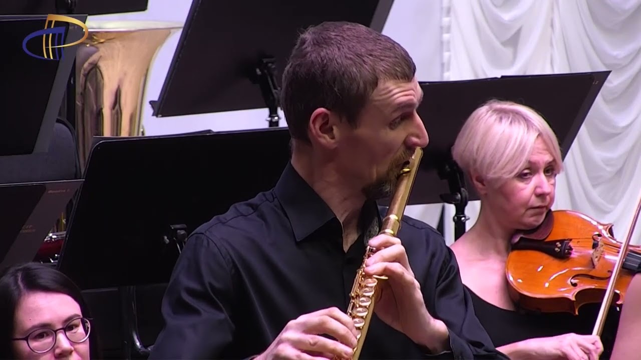 O. Respighi - The Birds Suite for 4 Flutes & Strings (parts 1,2,5) arr. Yoav Talmi / A. Gagarinov