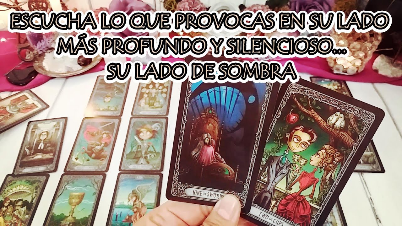 ✨ESCUCHA LO QUE PROVOCAS EN SU LADO MÁS PROFUNDO Y SILENCIOSO 🤨🖤  💥 SU LADO DE SOMBRA 🔮 #tarot