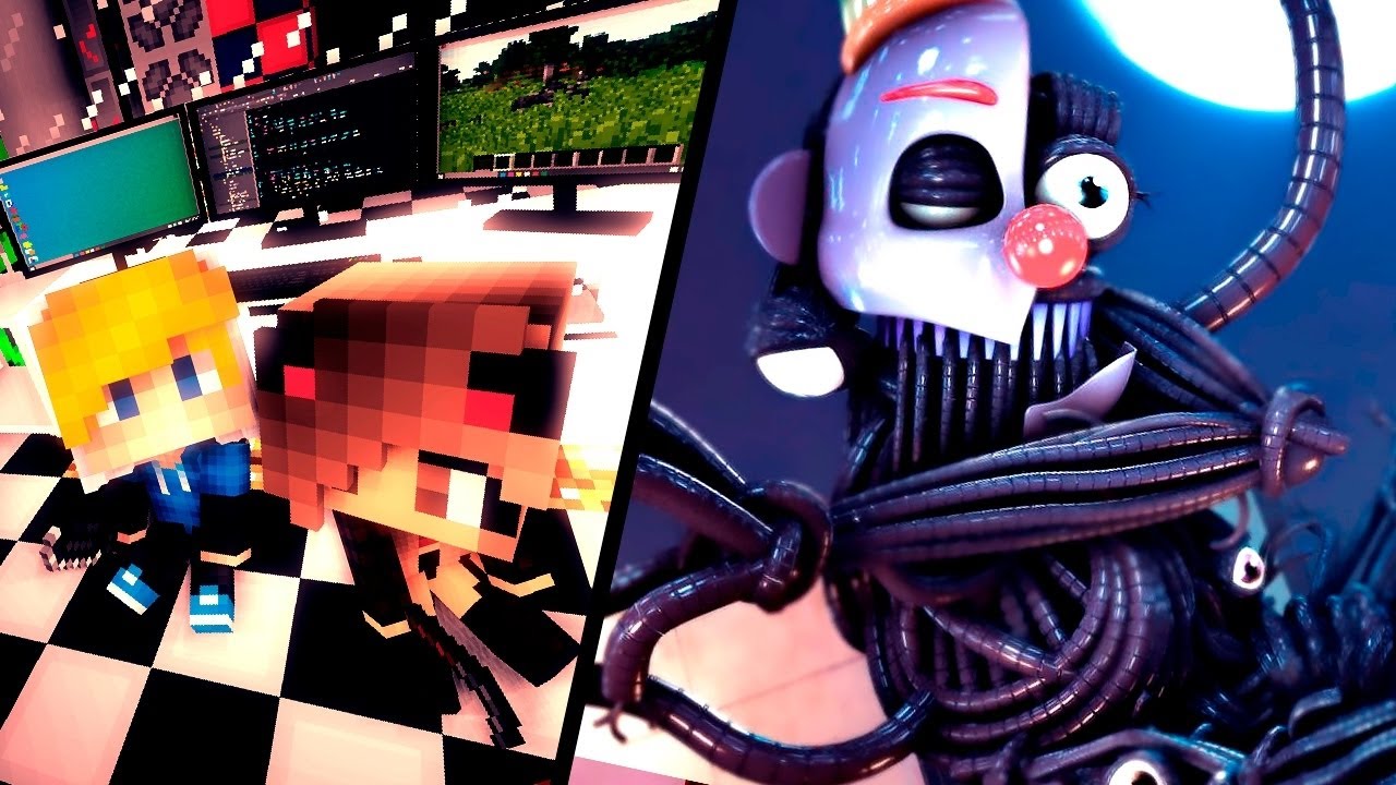 Five Night's At Freddy в майнкрафт весь сериал. Лиля и крейк