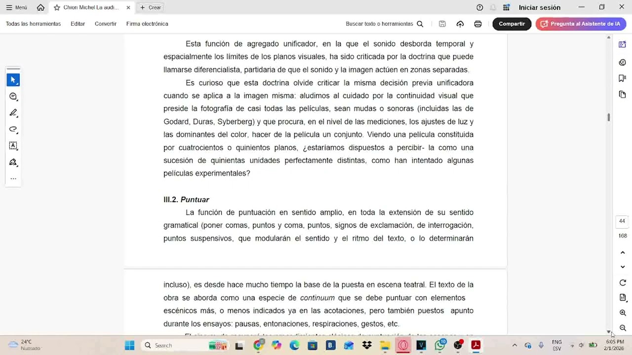 La audiovisión 4