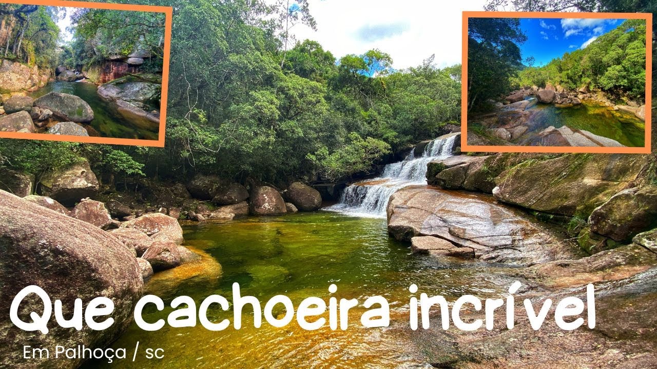 FUI EM UMA DAS MELHORES TRILHAS DE PALHOÇA / SC - CACHOEIRA DO MACIAMBU
