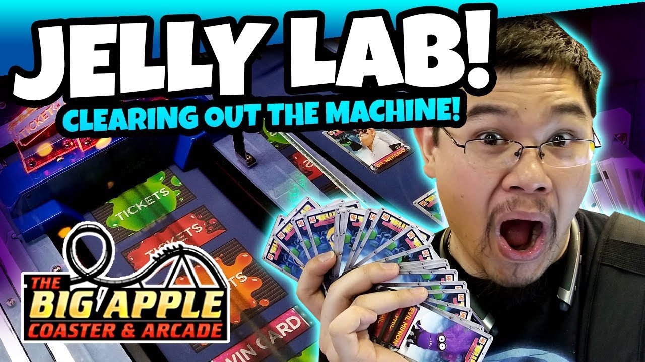 Clearing out the MACHINE? Jelly Lab Game at New York New York Big Apple Arcade Las Vegas!