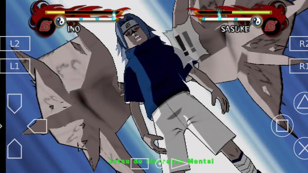Ino lançou um jutsu Fød@ no Sasuke!  [Insano] Ino vs Sasuke (marca da maldição)