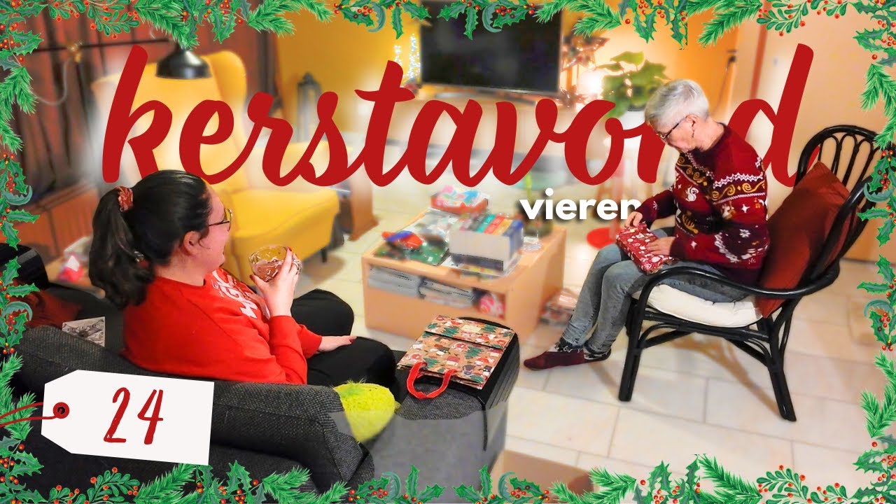Kerstavond vieren 🎄🎁 pakketjes unboxen, kerst wafels maken & winactie / Vlogmas 24