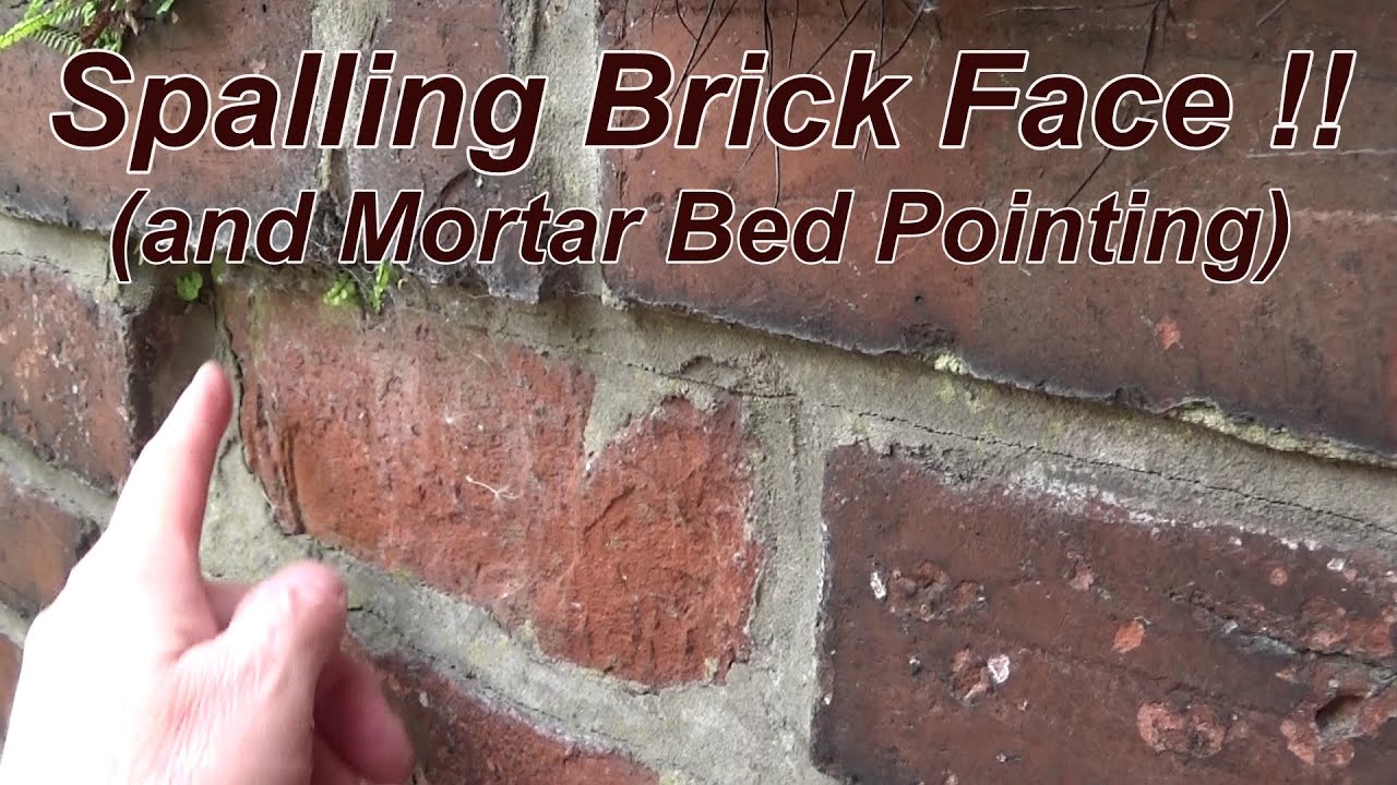 Spalling Brick Face (and Mortar Bed Pointing).