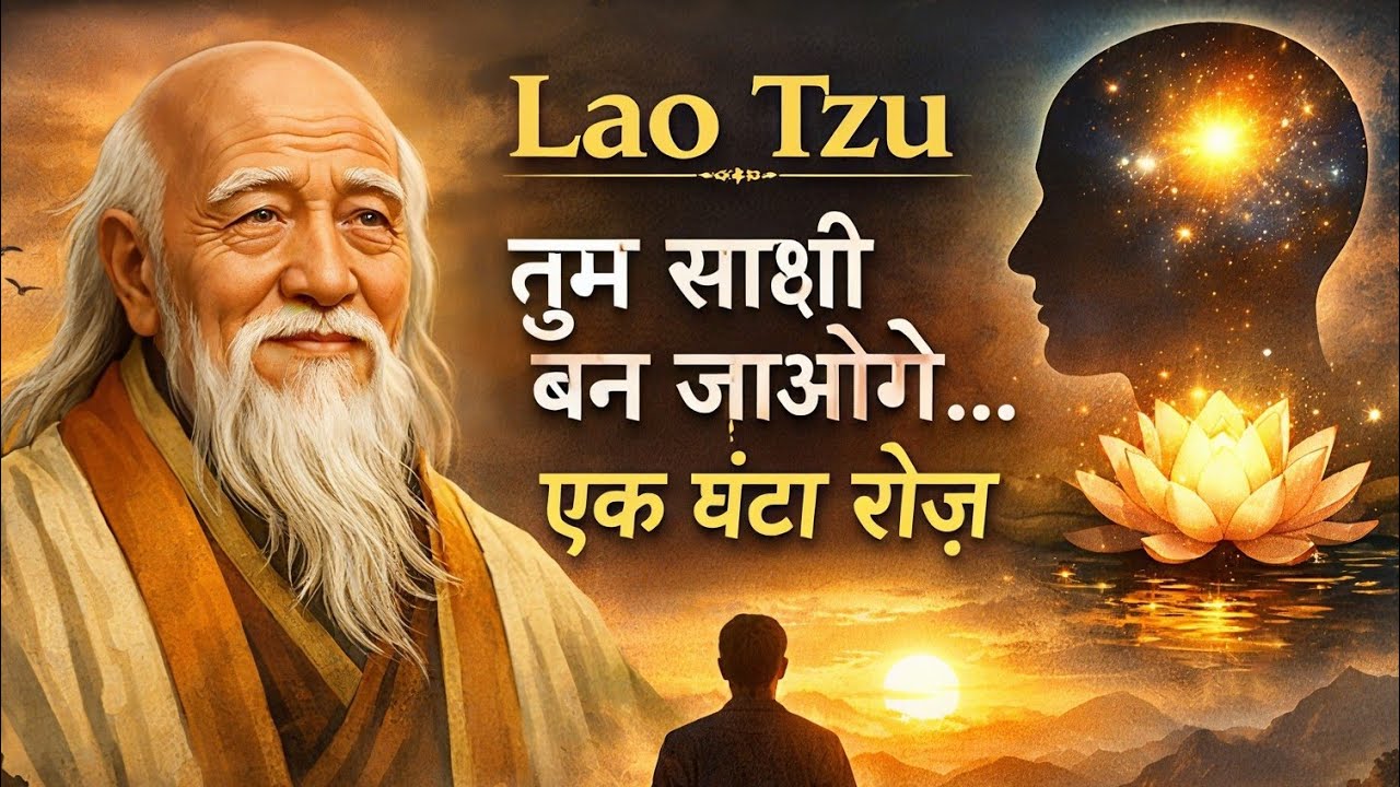 Lao Tzu की शक्ति: रोज़ 1 घंटा साक्षी बनो और जीवन बदल दो | साक्षी भाव ध्यान