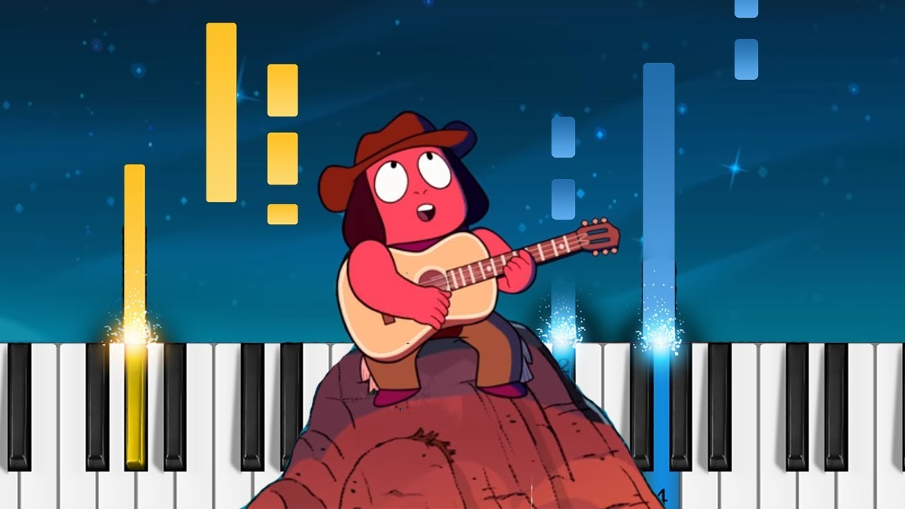 Steven Universe - Ruby Rider - EASY Piano Tutorial
