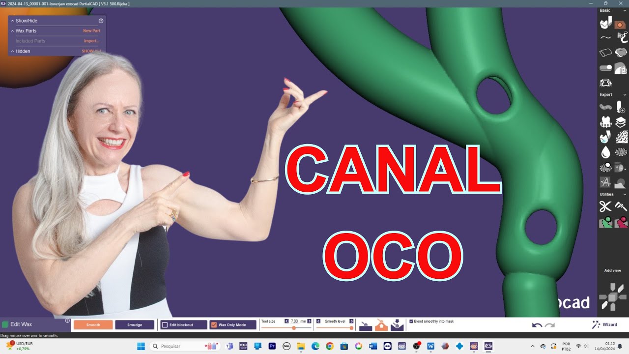 🔍PPR DIGITAL RENATA BLUMER - CANAL OCO - #hotmartpprdigital #exocad #partialcad #odontologia