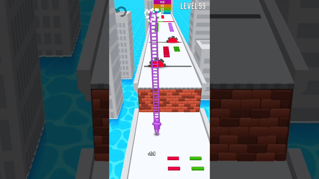 Ladder Master Game Lvl - 99 #shorts #games