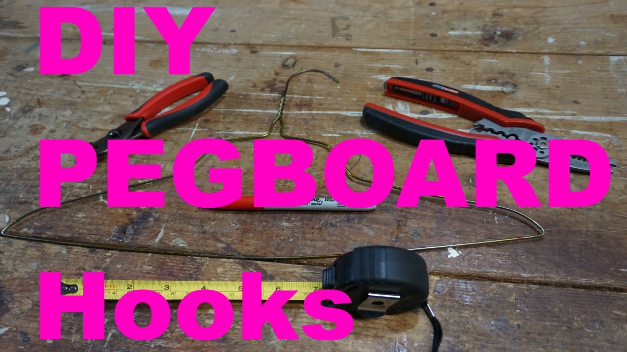 DIY Pegboard Hooks | Use Tools At Home