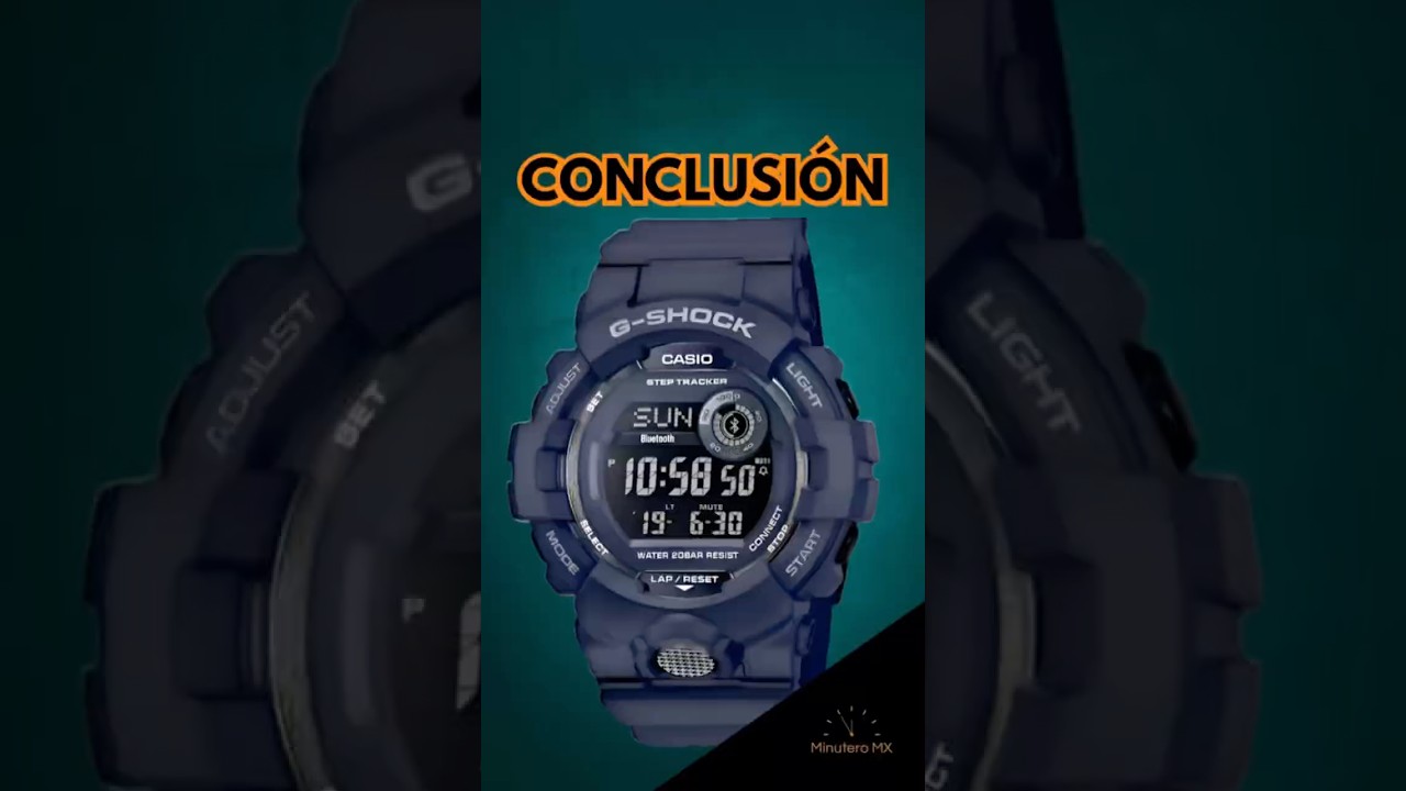 Conclusión del Casio G-SHOCK GBD800 | 