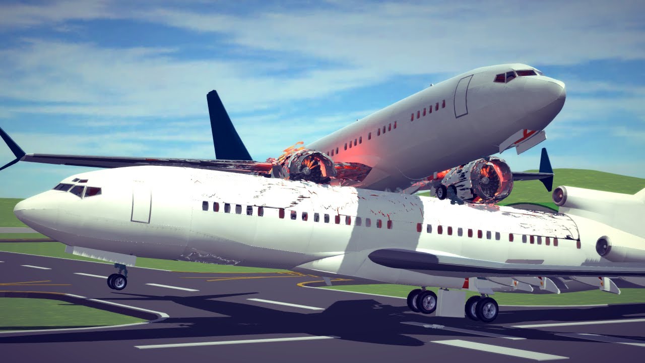 Airport Accidents, Helicopter Crashes & Airstrike Combat #1 | Besiege