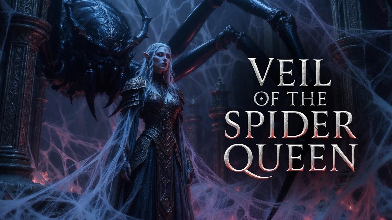 Veil of the Spider Queen | Dark Elf Fantasy Music for the Drow and Underdark