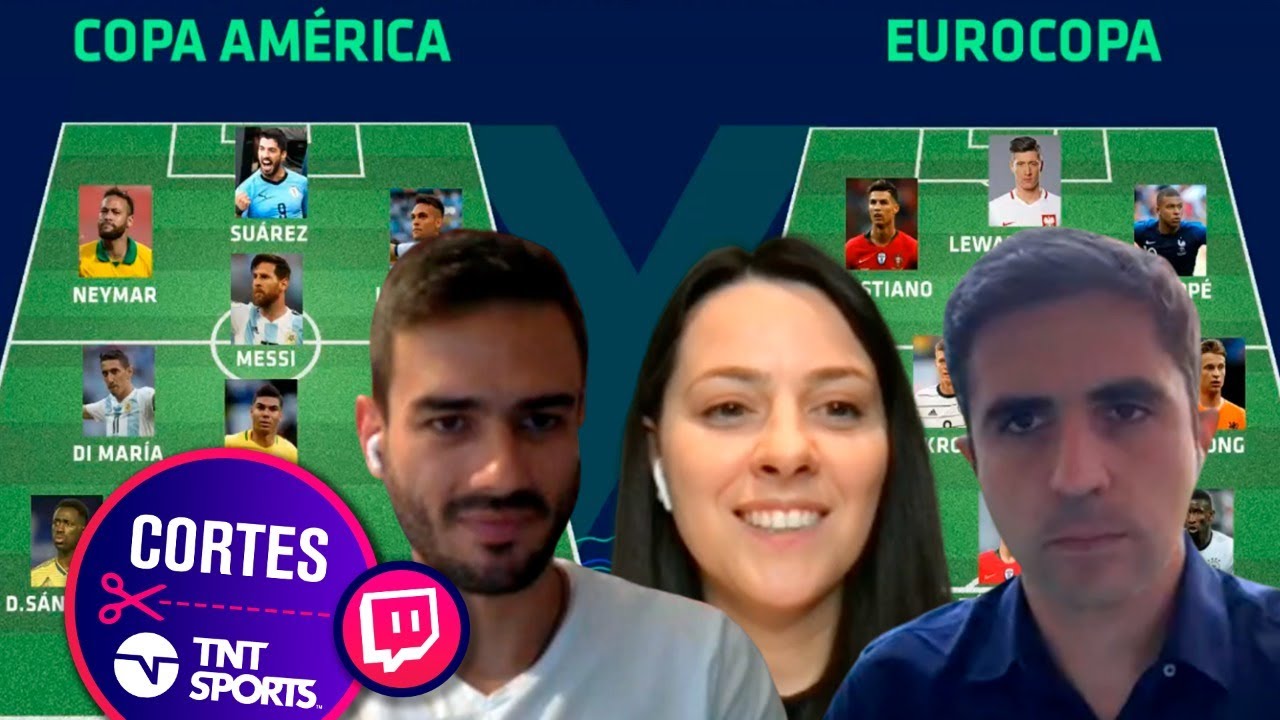MANO A MANO ENTRE SELEÇÕES DA COPA AMÉRICA E EUROCOPA COM OS CORRESPONDENTES! - Cortes TNT Sports