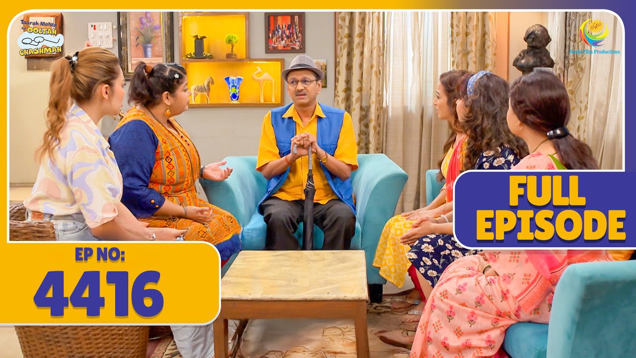 FULL EPISODE! 4416 - Popatlal Ne Lakho Ka Nuksan Hone Se Bachaya! |  Taarak Mehta Ka Ooltah Chashmah