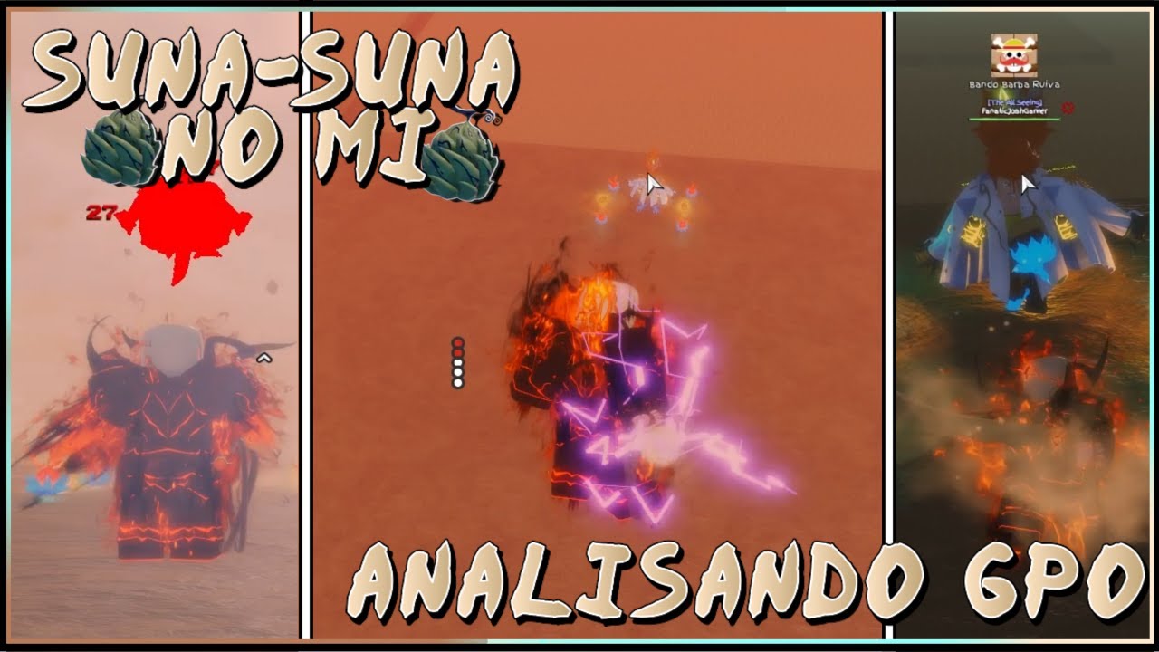 Suna Showcase | Analisando GPO | Fruta Nerfada... SE LASCOU LADRÃO DE FACTORY KKKKKK!!!
