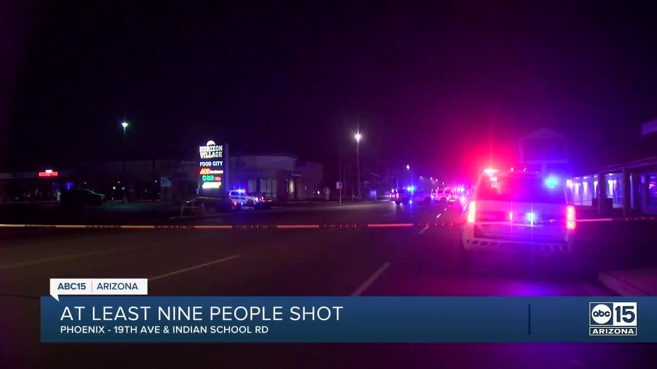 At least 9 people shot in incident near 19th Avenue and Indian School Road