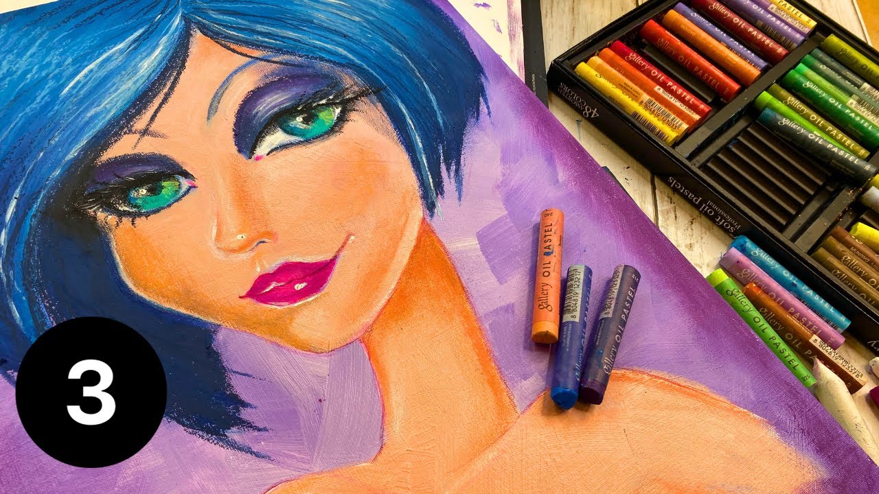 Can you use OIL pastels AND acrylics? Ep 3: Oil Pastels for MIXED MEDIA BEGINNERS Series!!