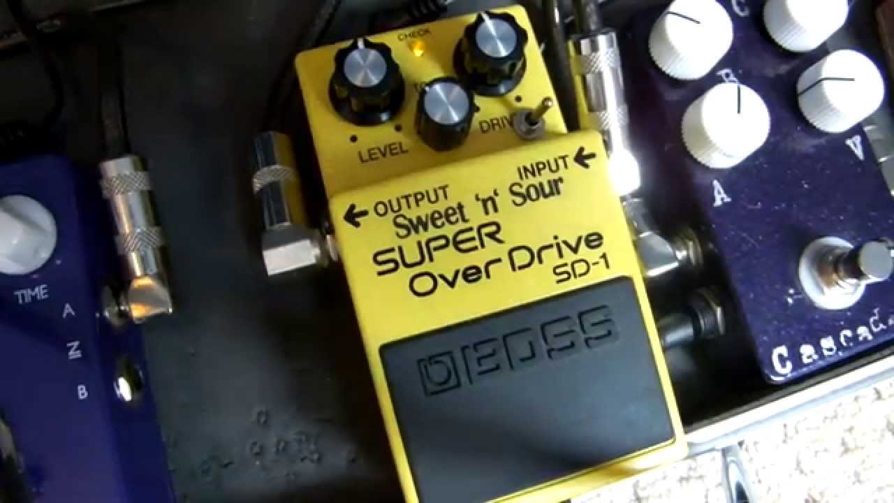Boss SD-1, Super overdrive, Sweet'n'Sour mod, Msm Workshop