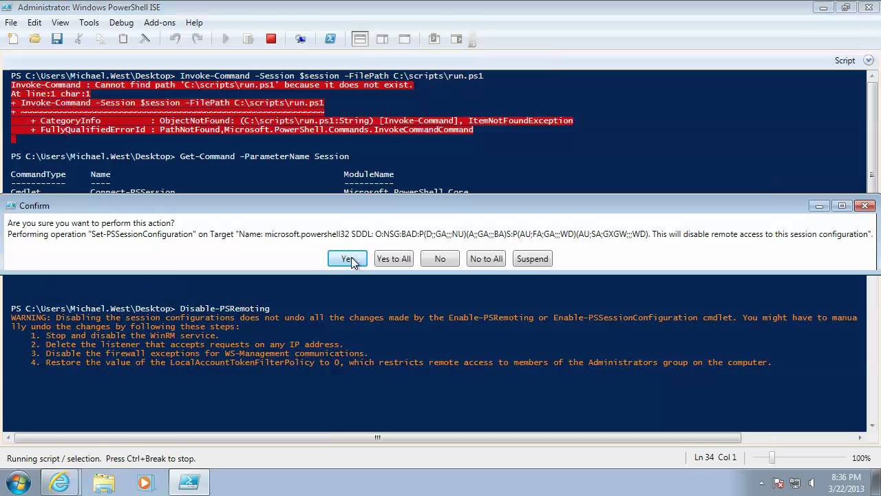 Discover PowerShell - Running Remote Commands
