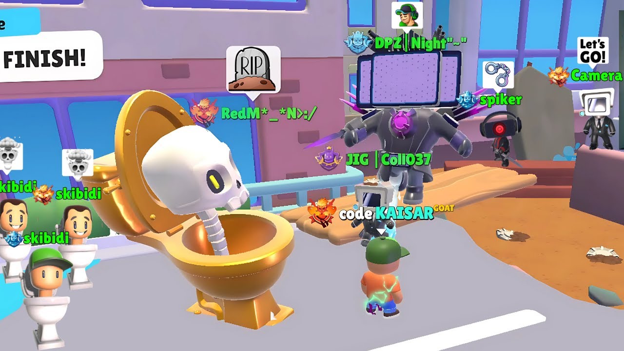 PLAY SKIBIDI TOILET ON STUMBLE GUYS WITH MY FRIEND 🤯