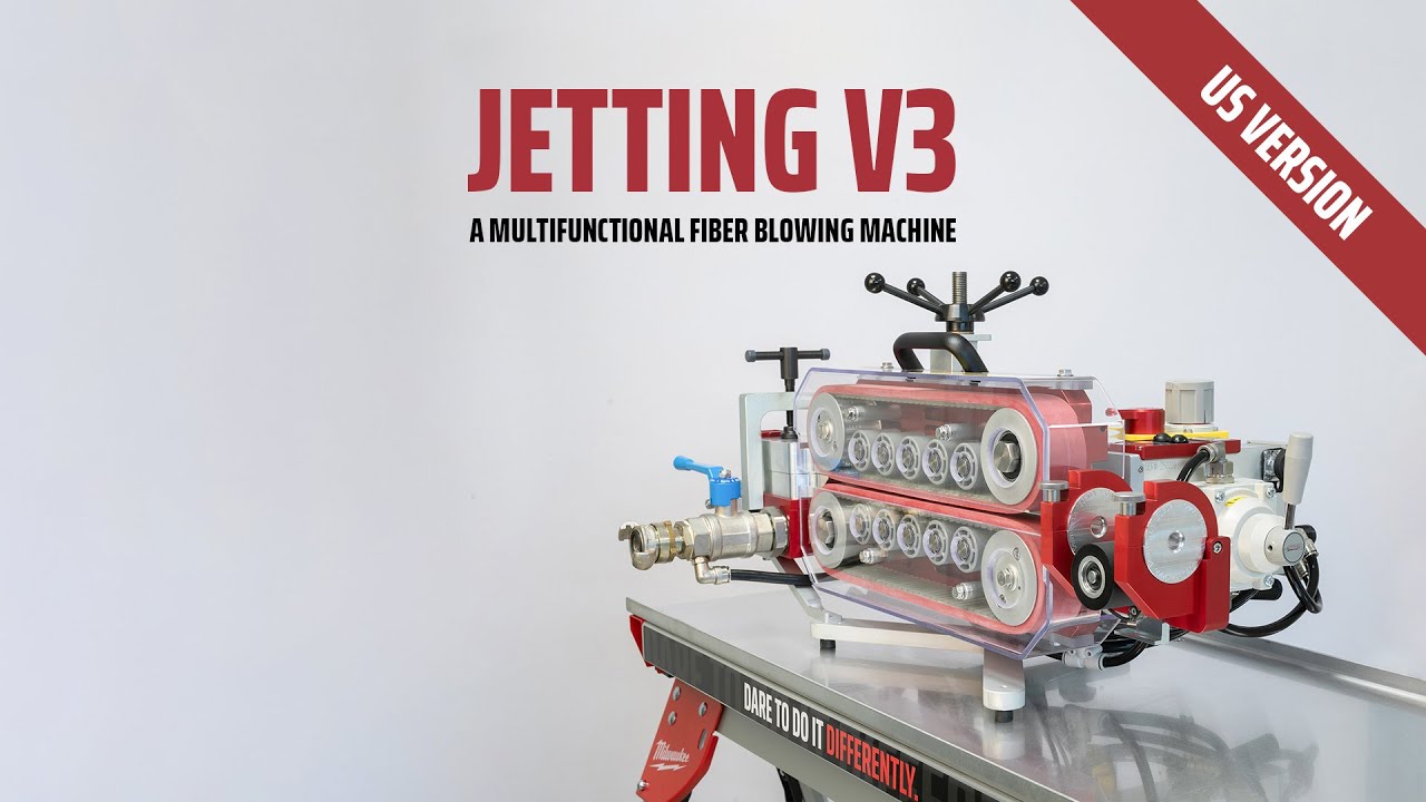 Jetting V3 - A Multifunctional Fiber Blowing Machine (US Version)