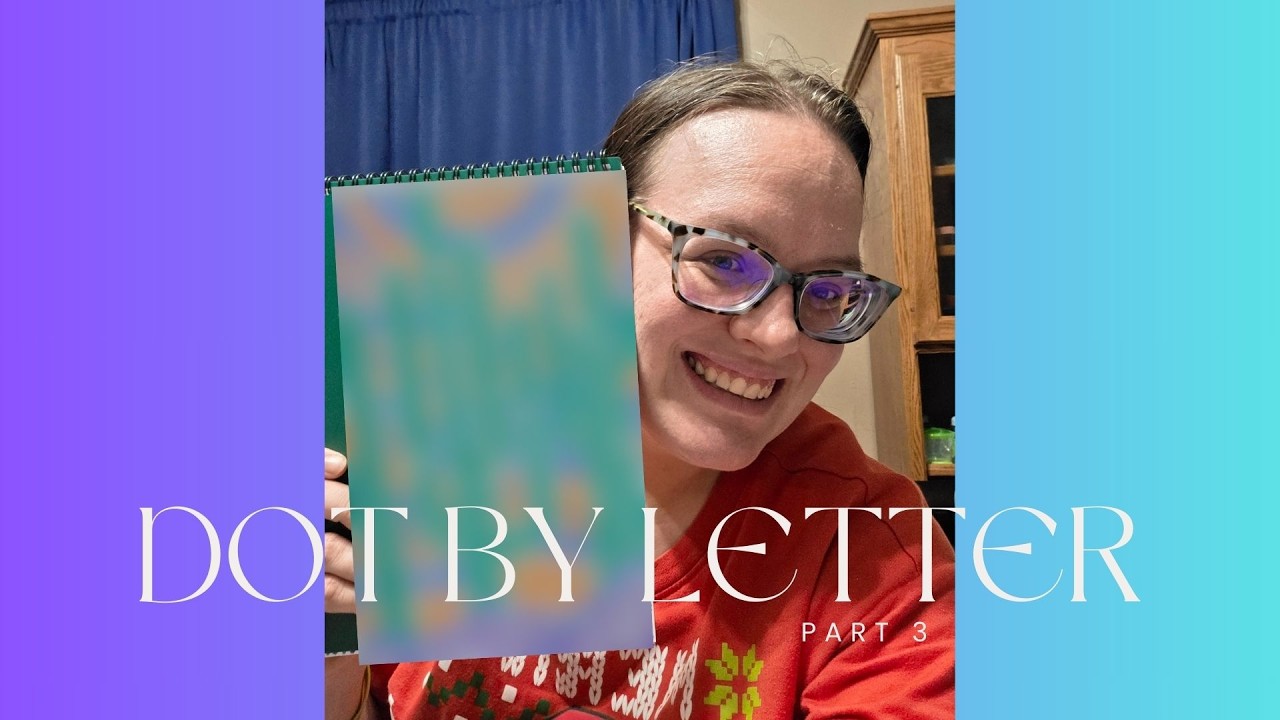 Peaceful Dot By Letter Coloring With Soothing Classical Music Part 4