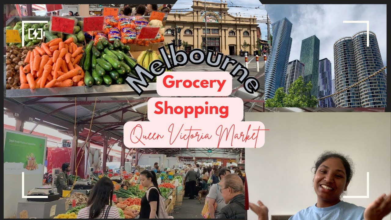 Grocery shopping in Melbourne (Australia) | Queen Victoria Market - Pt 1 | Tamil | 2024