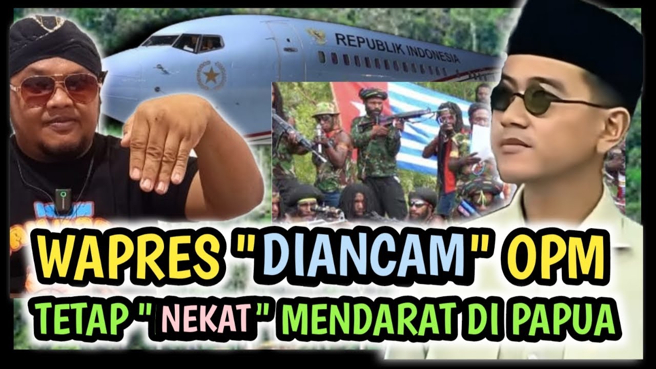 WAPRES "DIANCAM" OPM , TETAP "NEKAT" MENDARAT DI PAPUA . MENYALA MAS WAPRES 🔥🔥