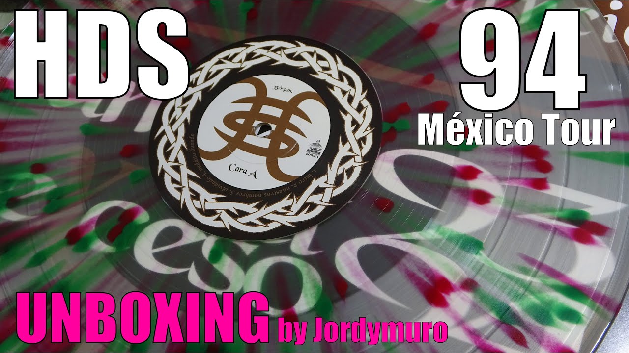 Héroes Del Silencio (4K) México Tour 94 2LP Vinilo Splatter Unboxing by Jordymuro