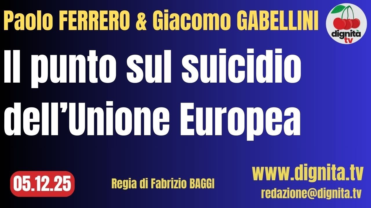 IL PUNTO SUL SUICIDIO DELL'UNIONE EUROPEA