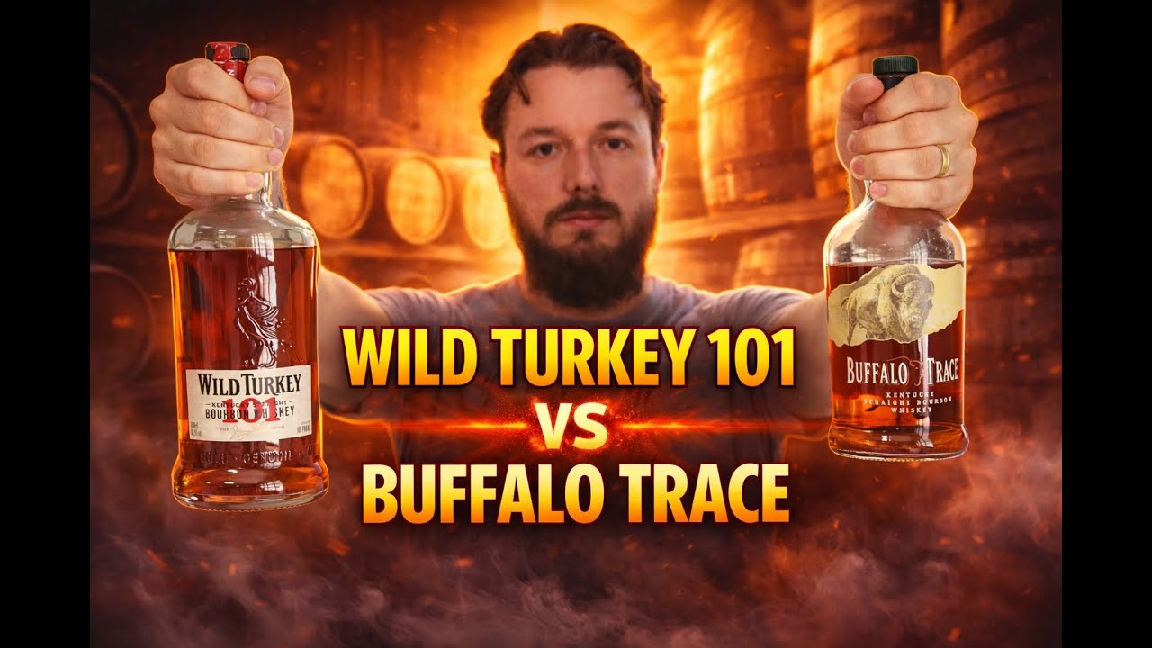 Buffalo Trace vs Wild Turkey 101 – Qual Bourbon é Melhor de Verdade? 🥃🔥 Duelo Além do Rótulo
