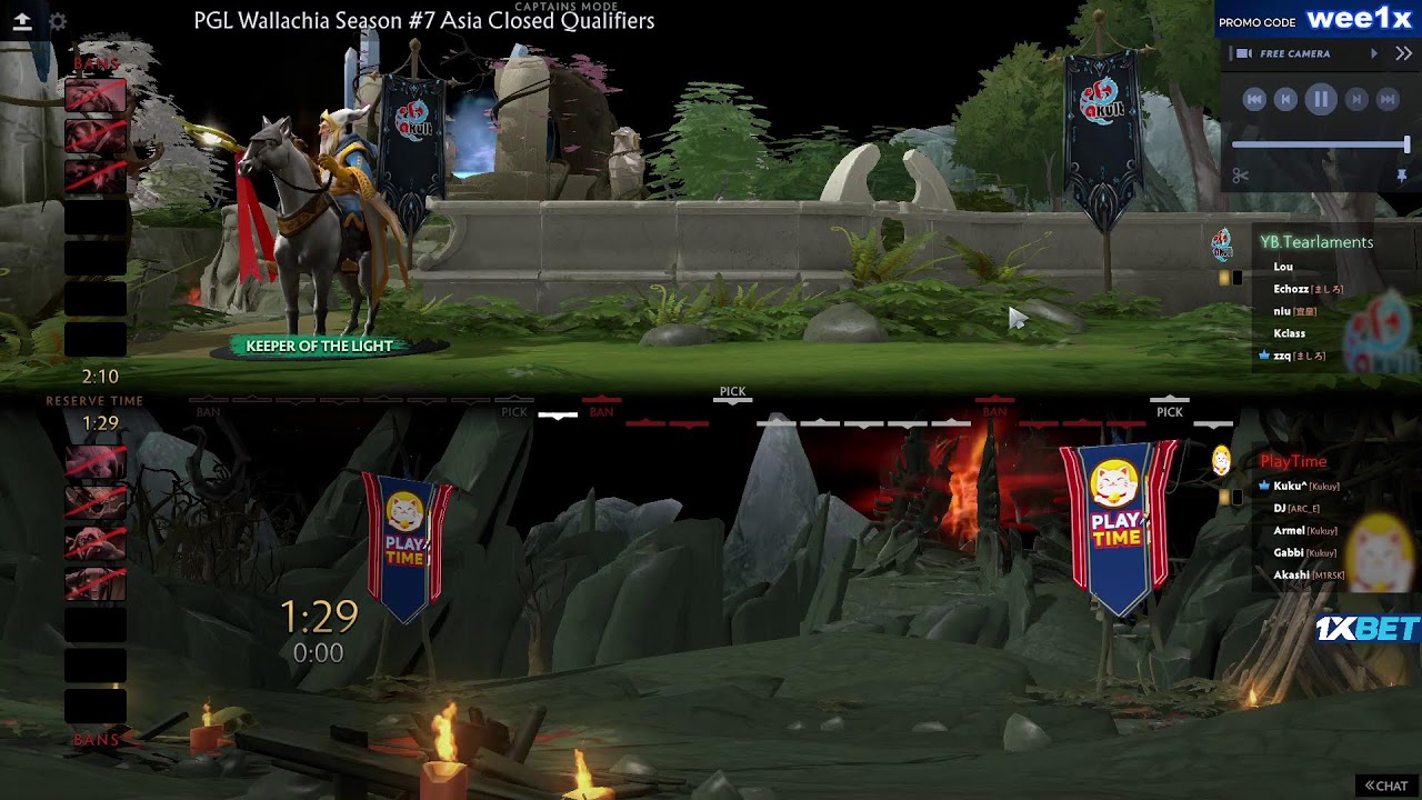 Playtime vs Yakult Brothers.Tearlaments-PGL Wallachia Season 7: Asia Closed Qualifier-Best of 3