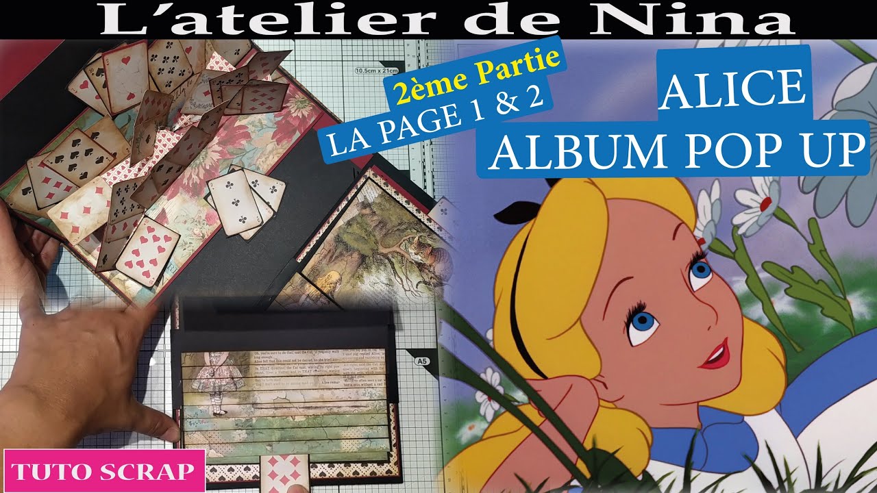 ALBUM POP UP ALICE NOUVELLE EDITION @STAMPERIA 2/6