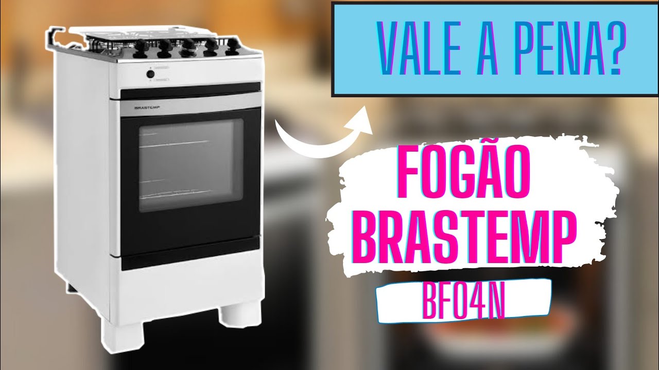 FOGÃO BRASTEMP 4 BOCAS BRANCO | MODELO BFO4NABUNA (BFO4N) de PISO | Umboxing com Resenha