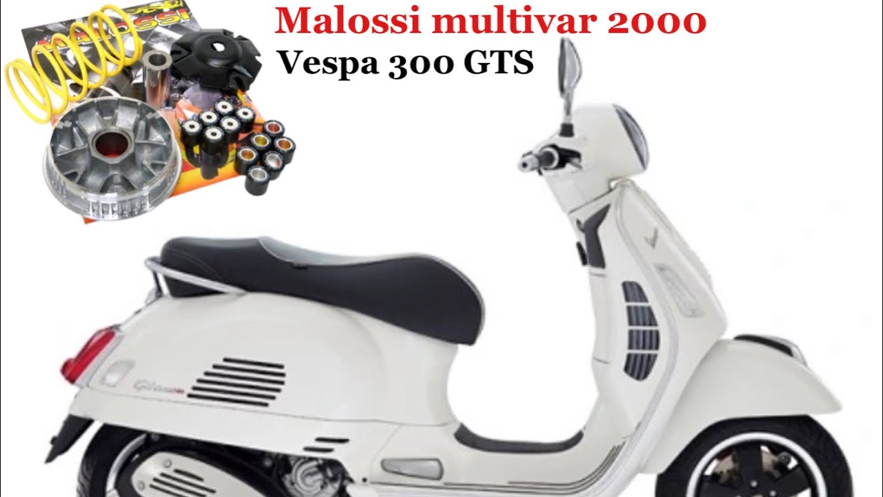 Vespa 300 GTS, Установка мультиварки Malossi 2000г.