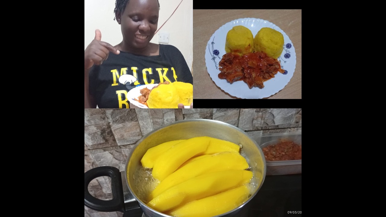 🍌 Tasty Mashed Banana Served with Beef Stew Easy Meal @lavineatieno8361 @macklyne 