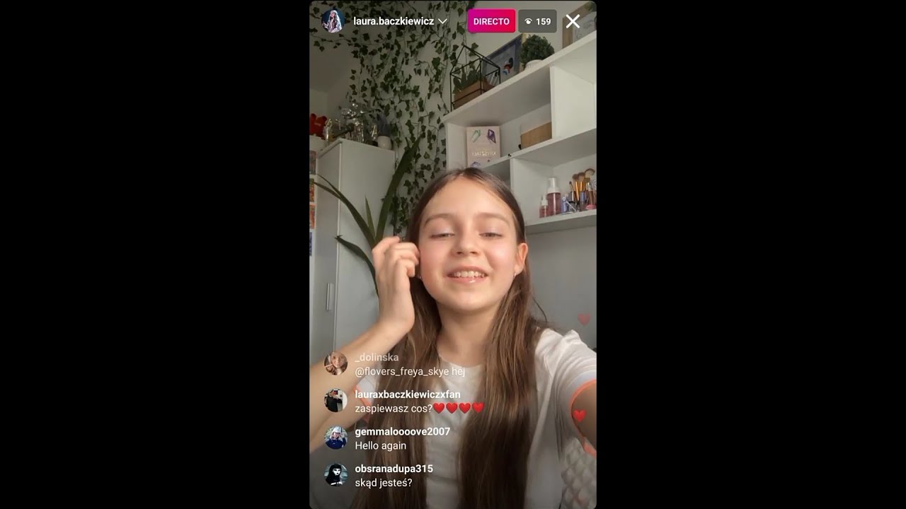 Laura Bączkiewicz (🇵🇱 JESC 2022) - Livestream on Instagram (11/04/2023)