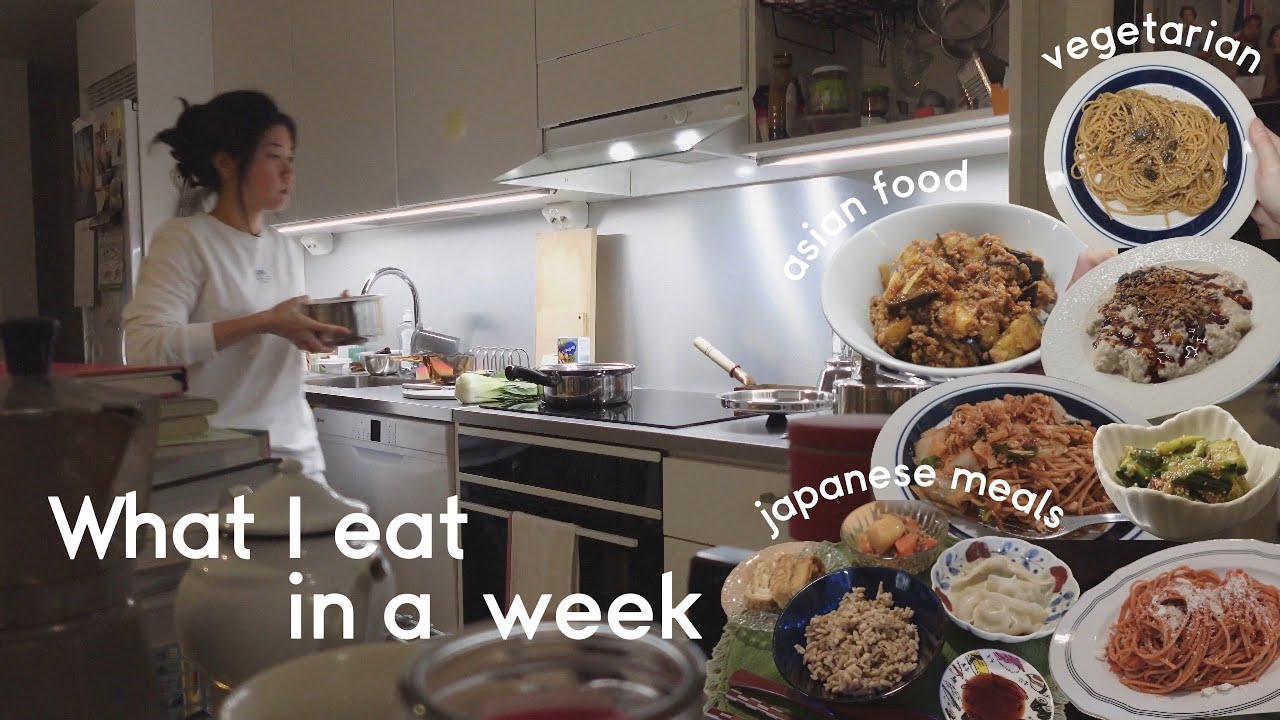What I eat in a week *as a Japanese in Finland pt.2 | realistic home food (asian, vegetarian, etc.)