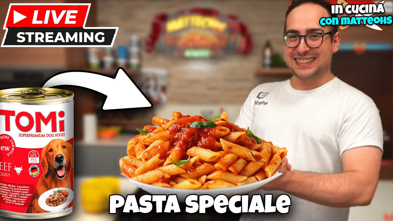PASTA con condimento per ANIMALI | in CUCINA con MATTEOHS