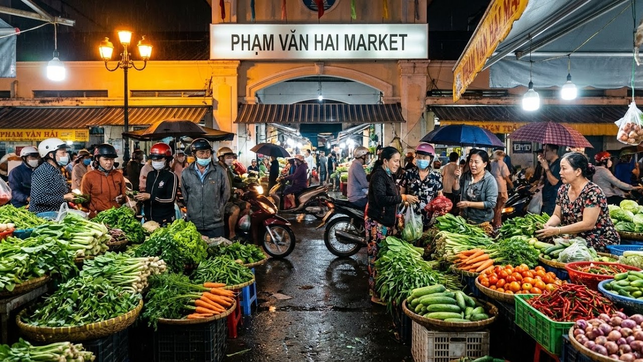 Inside Pham Van Hai Market – Busy Saigon Market Sounds (No Talking) 🇻🇳#PhamVanHaiMarket#Vietnam2026