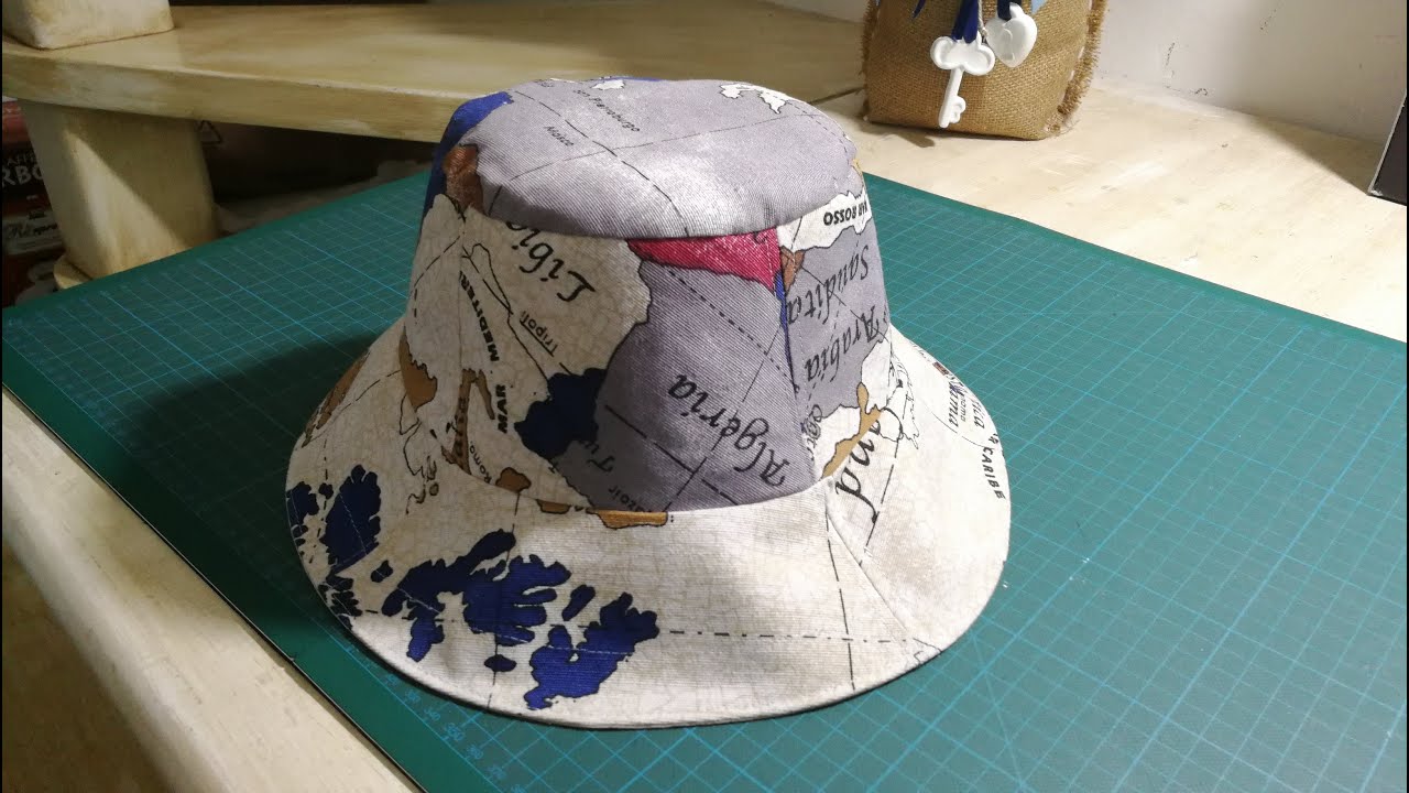 112🎀Cappello di stoffa + cartamodello gratuito