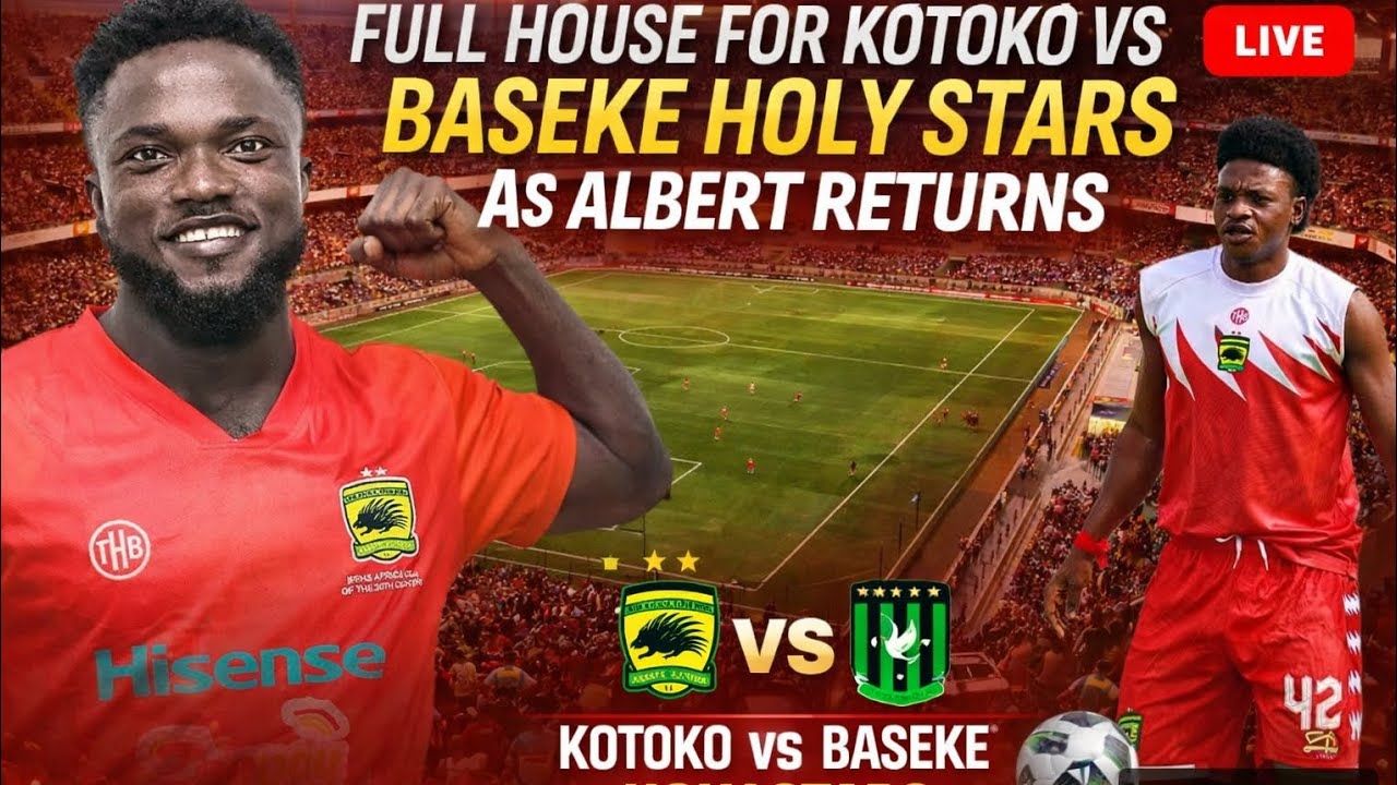 BREAKING: 2 KEY PLAYERS DROPPED, ZITO TO TAKE BIG DECISION IN KOTOKO FORLINES VS BASEKE HOLY STARS 