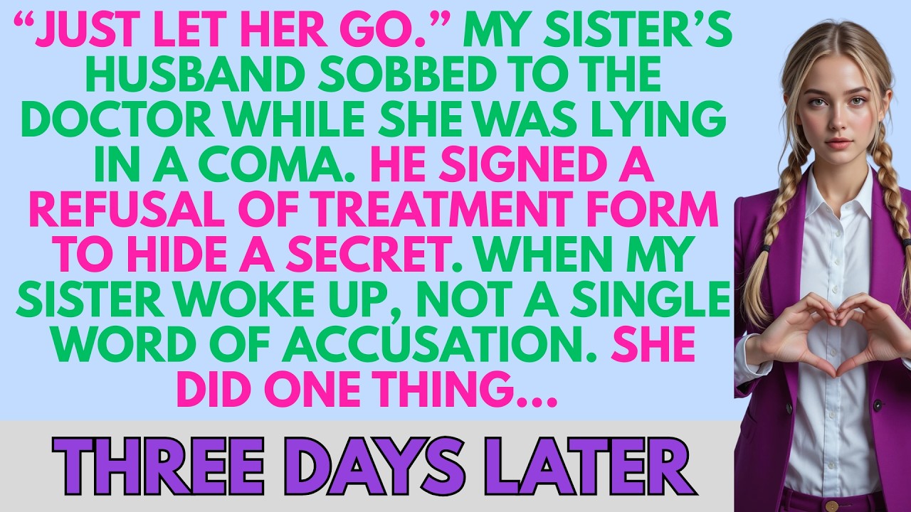 He signed the papers refusing my sister treatment. Three days later he was the one trembling...