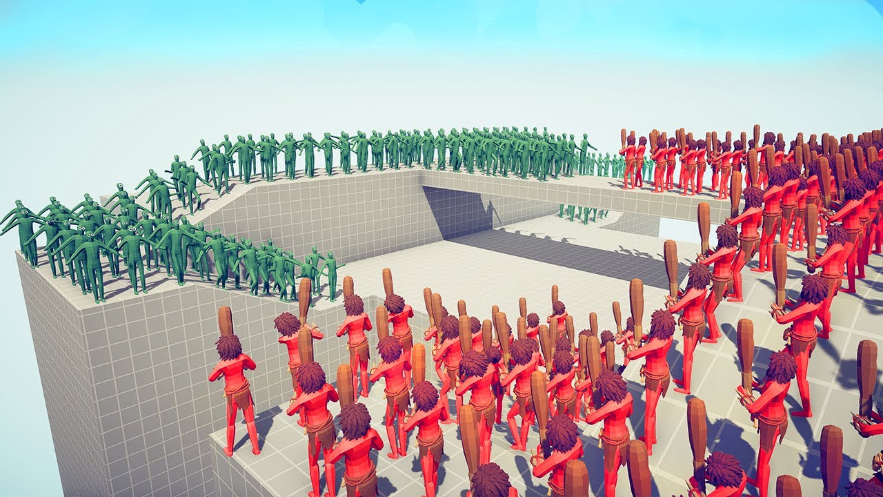 50x ZOMBIE vs 50x MELEE UNITS | TABS - Totally Accurate Battle Simulator